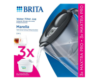 BRITA Dzbanek z filtrem BRITA MarellaPlus grafit + 3 wkłady Pure Peformance - 1239748 - zdjęcie 4